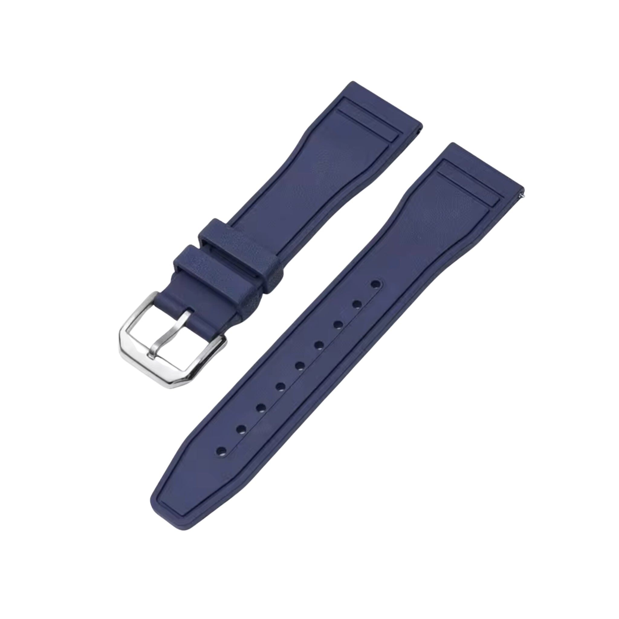 FKM Kautschukarmband – Für IWC Portugieser/Aquatimer/Alle Pilot Modelle/Portugieser/Portofino – Dunkel Blau - Helvetus DE