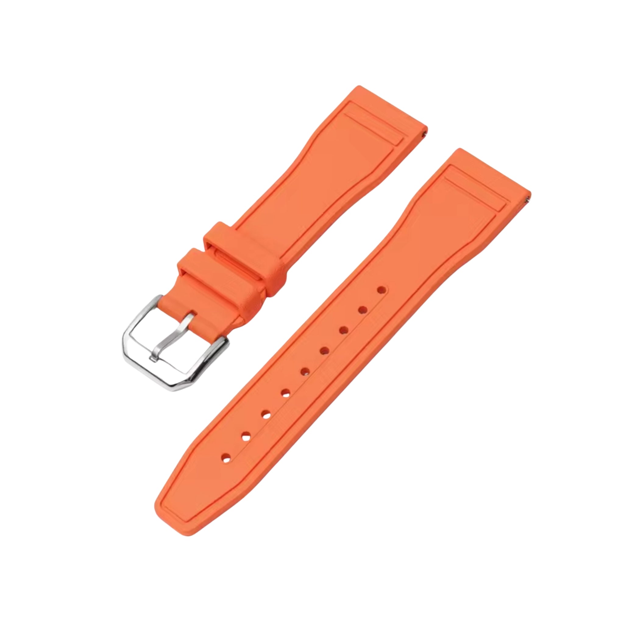 FKM Kautschukarmband – Für IWC Portugieser/Aquatimer/Alle Pilot Modelle/Portugieser/Portofino – Orange - Helvetus DE