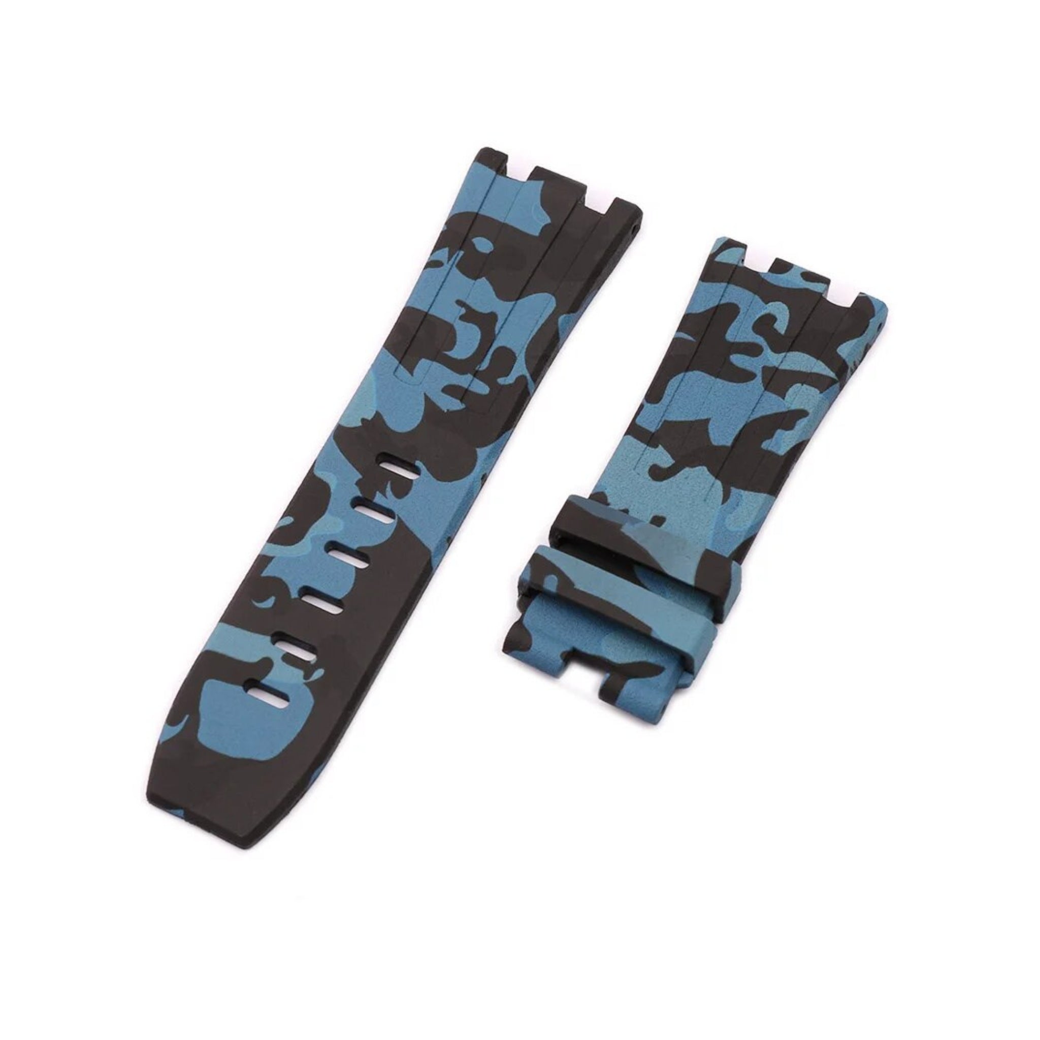 Kautschuk Armband - fur alle AP Offshore Diver - Blau Camo - Helvetus DE