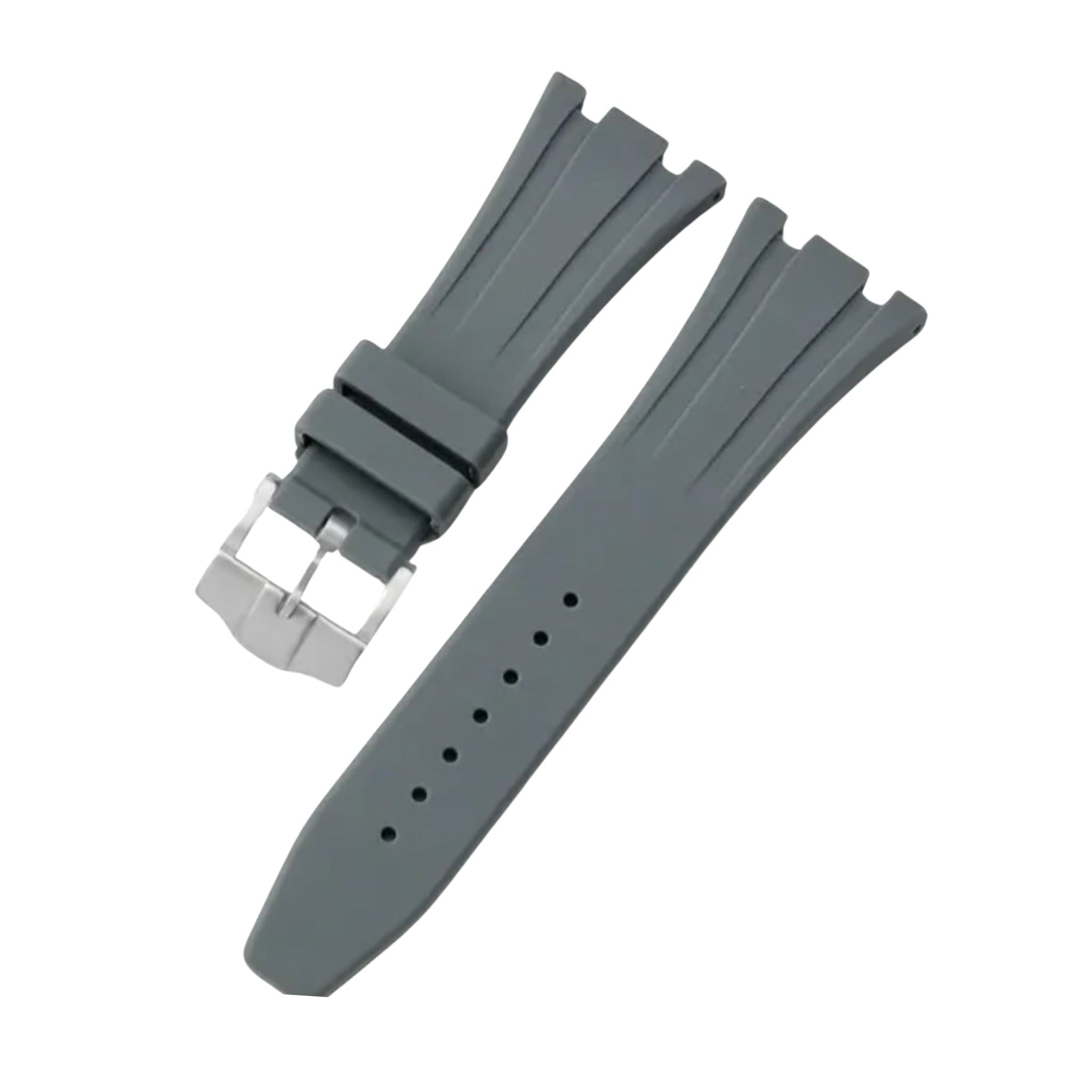 Kautschuk Armband - fur alle AP Royal Oak 41mm - Grau - Helvetus DE
