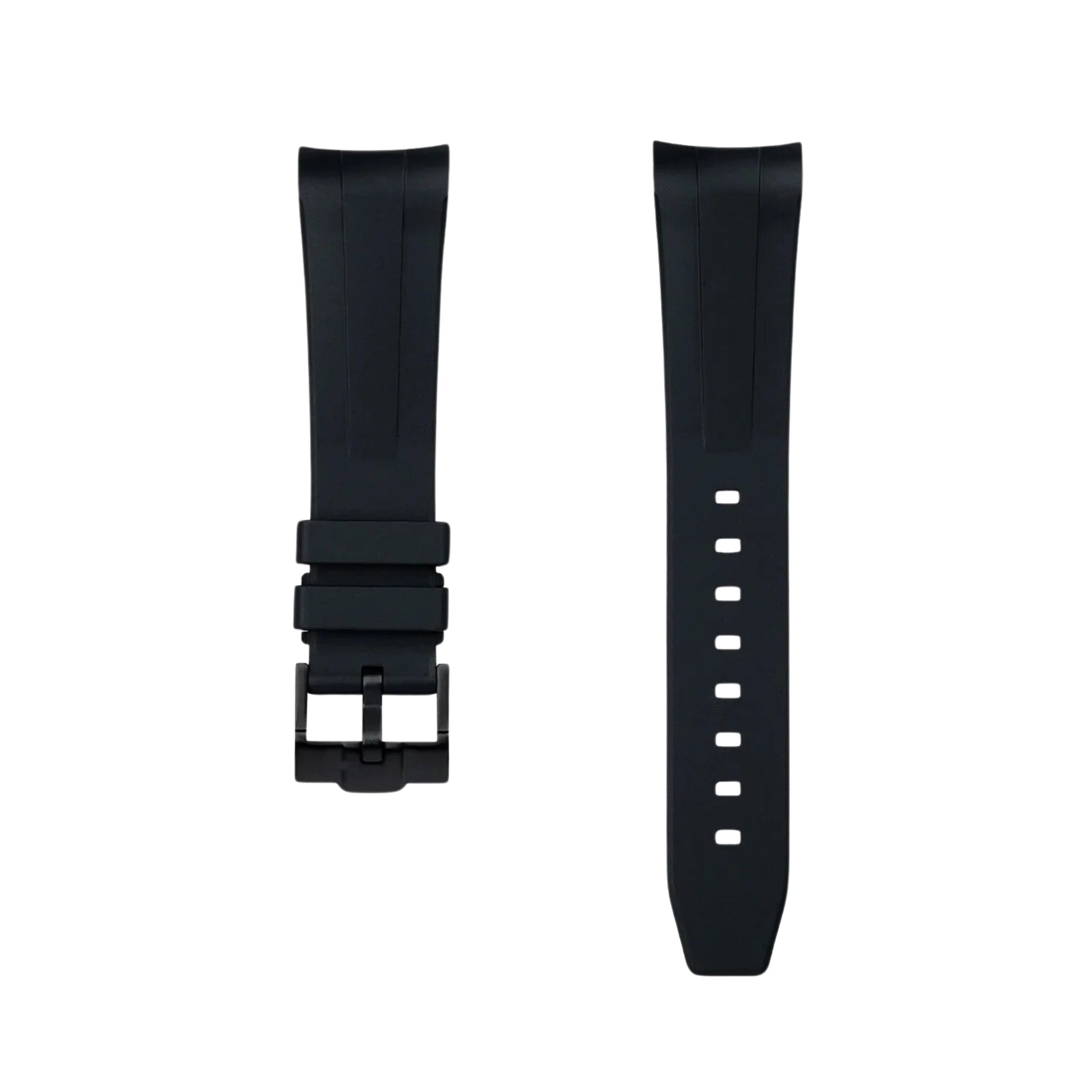 Kautschuk Armband für Blancpain X Swatch – Blue Lagoon - Schwarz - Helvetus DE