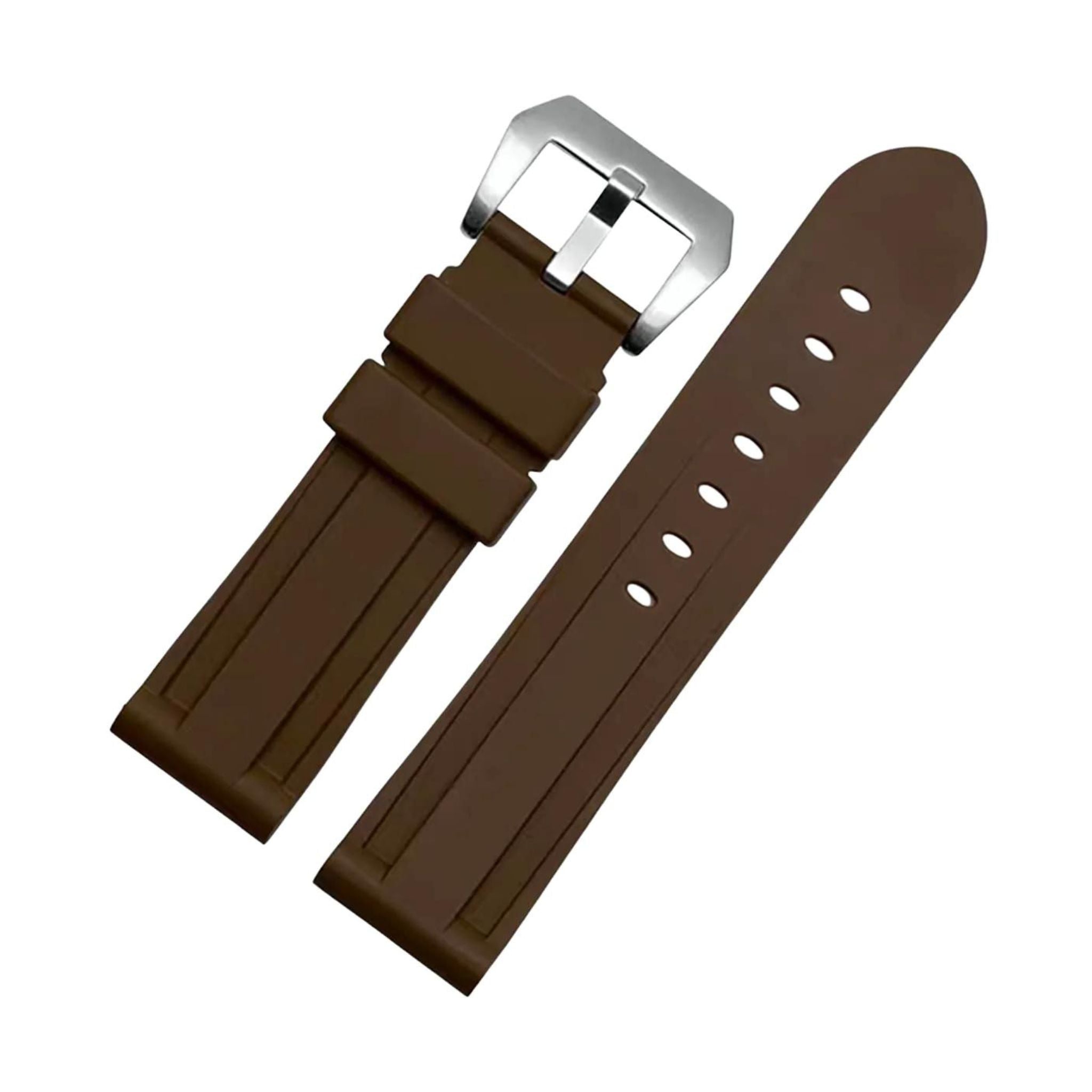 Kautschukarmband – Für Panerai – Braun - Helvetus DE
