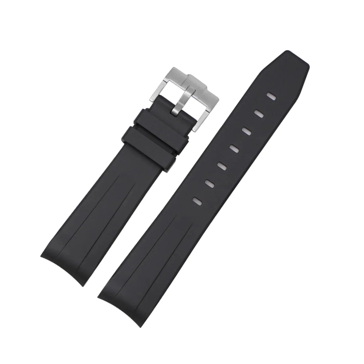 Kautschukarmband – für Rolex Submariner – Schwarz - Helvetus DE
