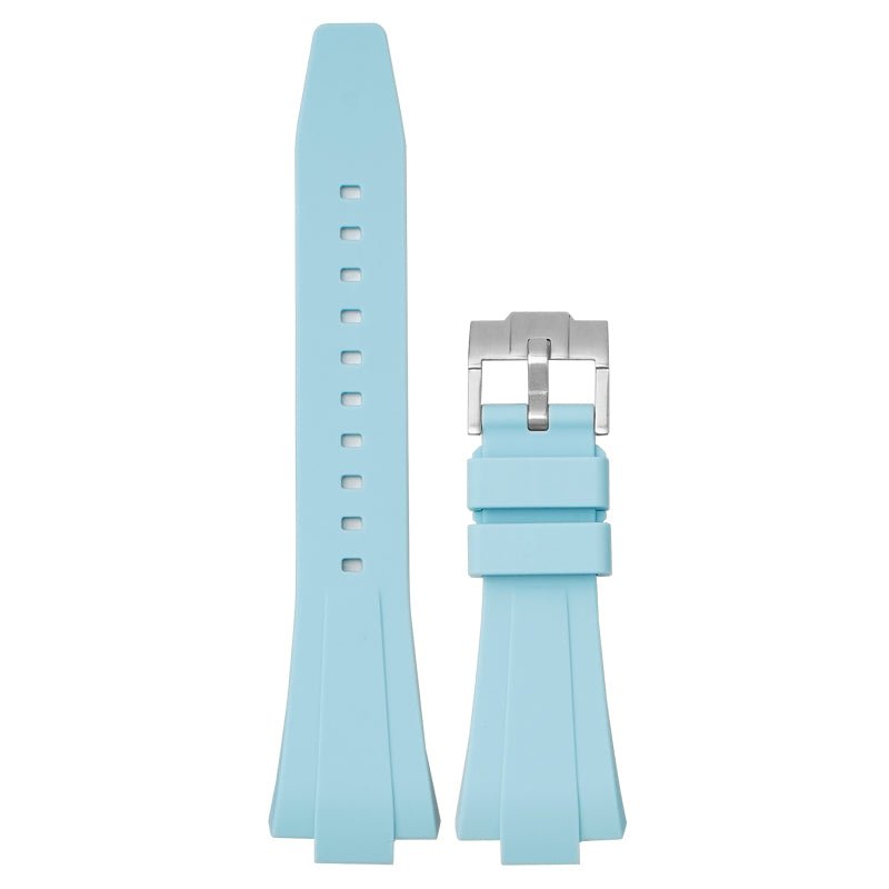 Kautschukarmband – Für Tissot PRX – Hell Blau - Helvetus DE