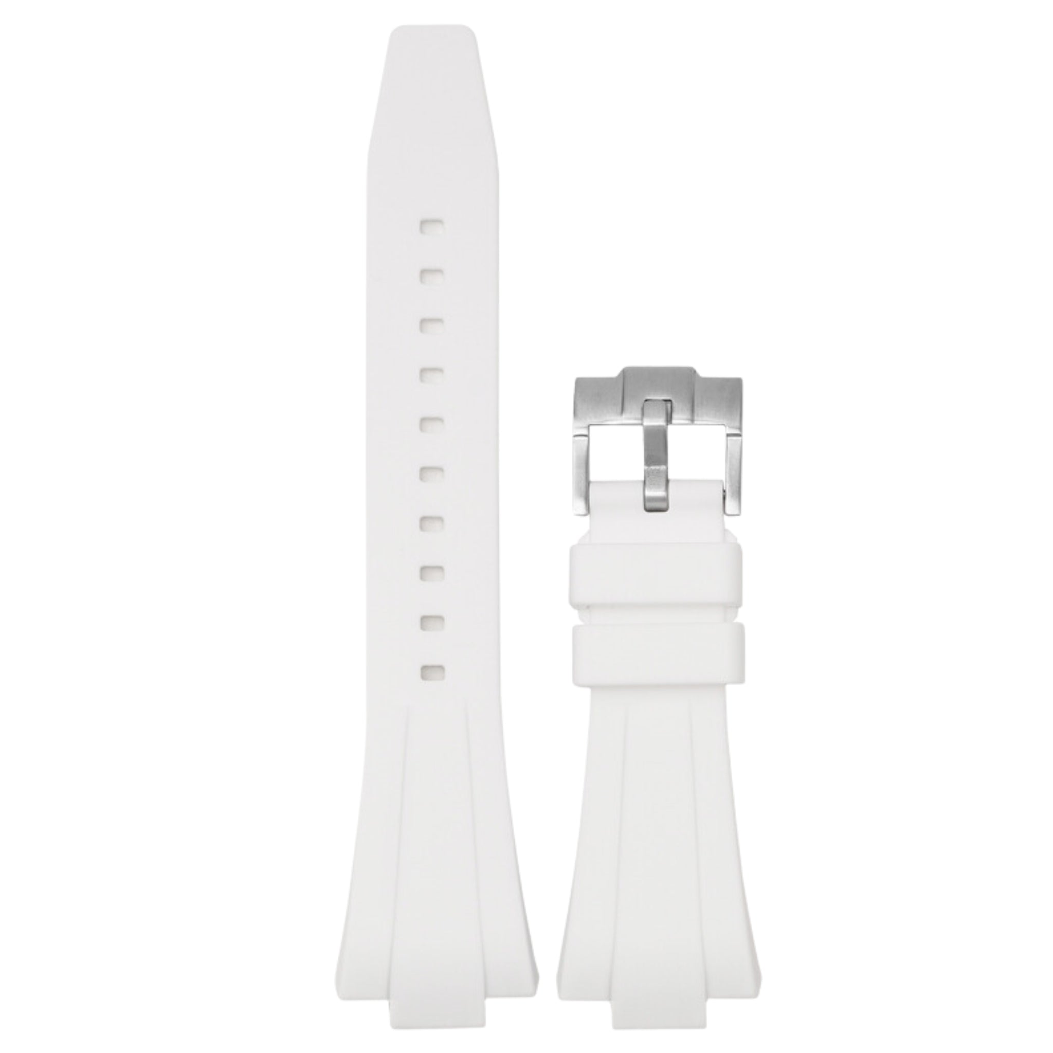 Kautschukarmband – Für Tissot PRX – Weiss - Helvetus DE