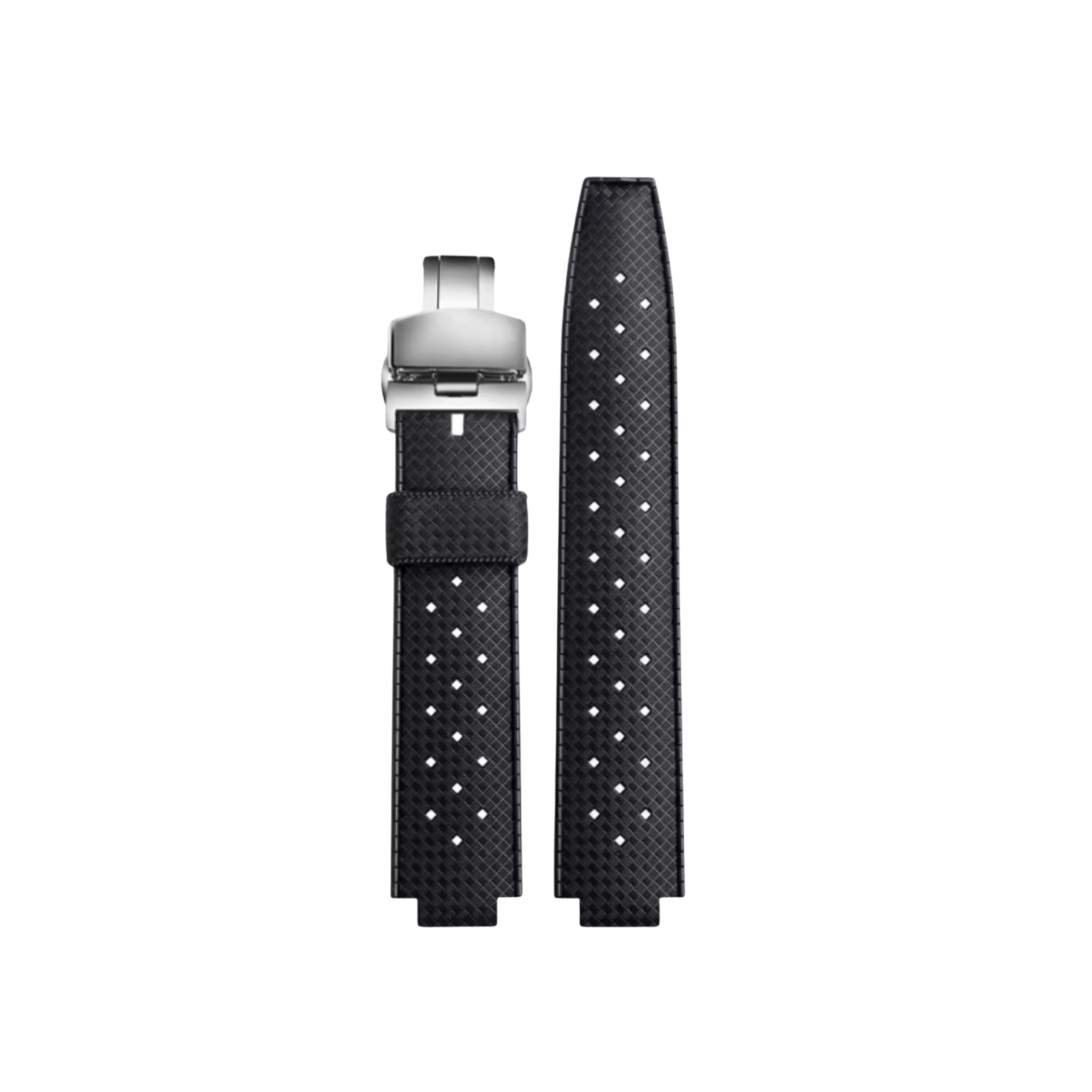 Kautschukarmband - Für Tudor Pelagos 25500 / 25600 - Schwarz - Helvetus DE