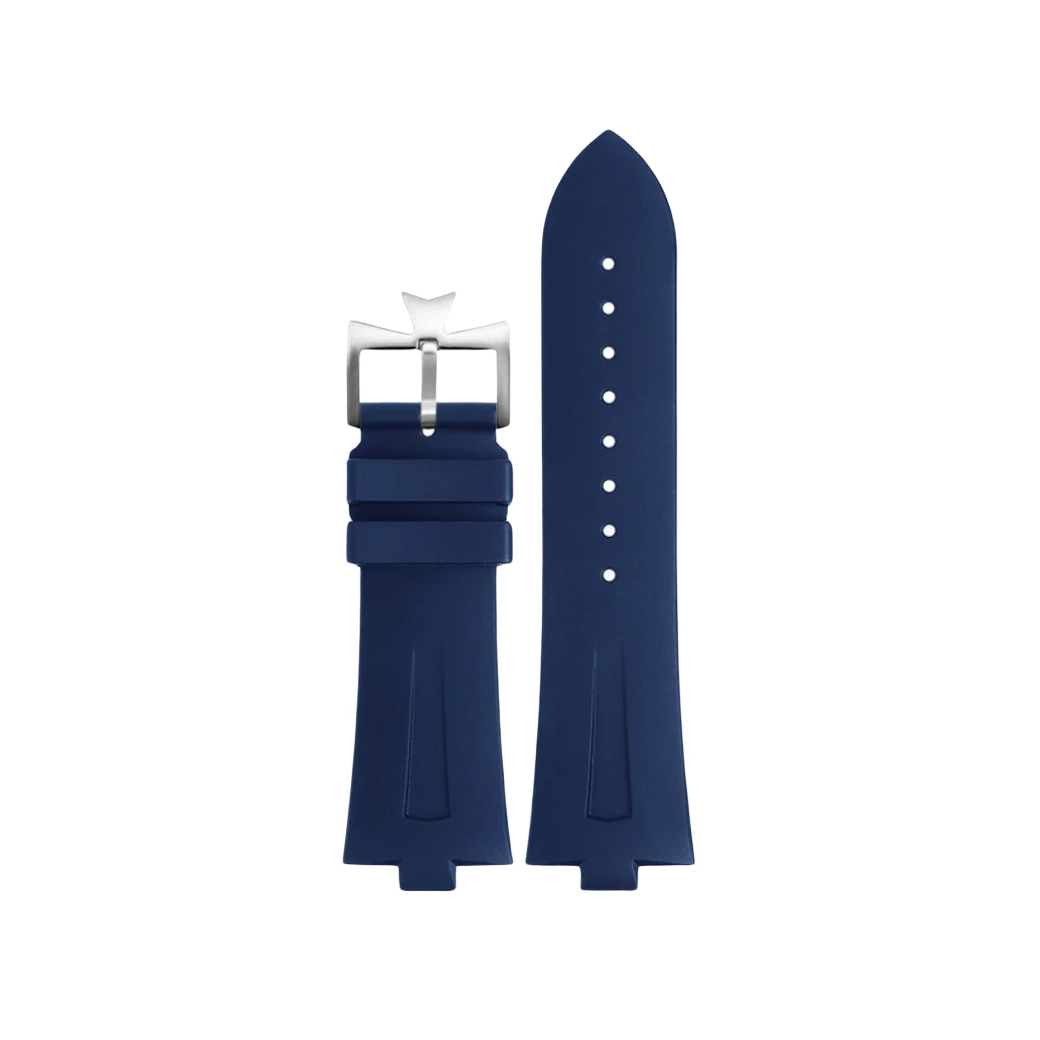 Kautschukarmband – für Vacheron Constantin Overseas 25mm – Blau - Helvetus DE
