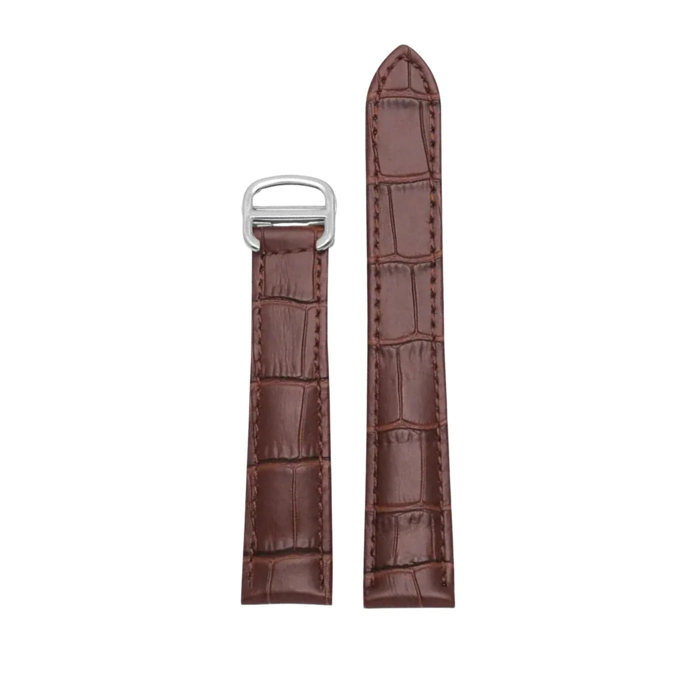 Leder Armband - für Cartier Tank - Braun - Helvetus DE
