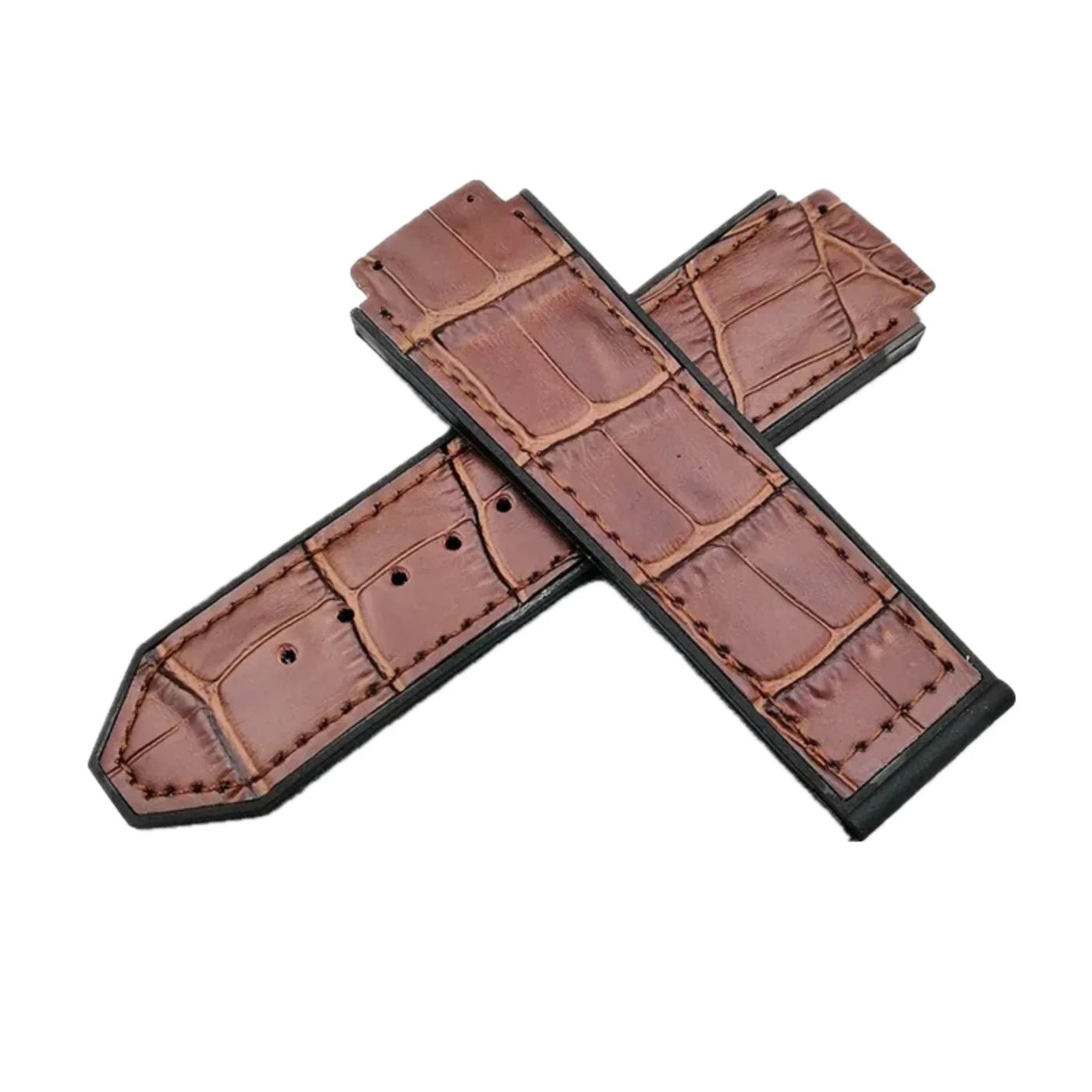 Leder Armband - Für Hublot Big Bang 44mm - Braun - Helvetus DE