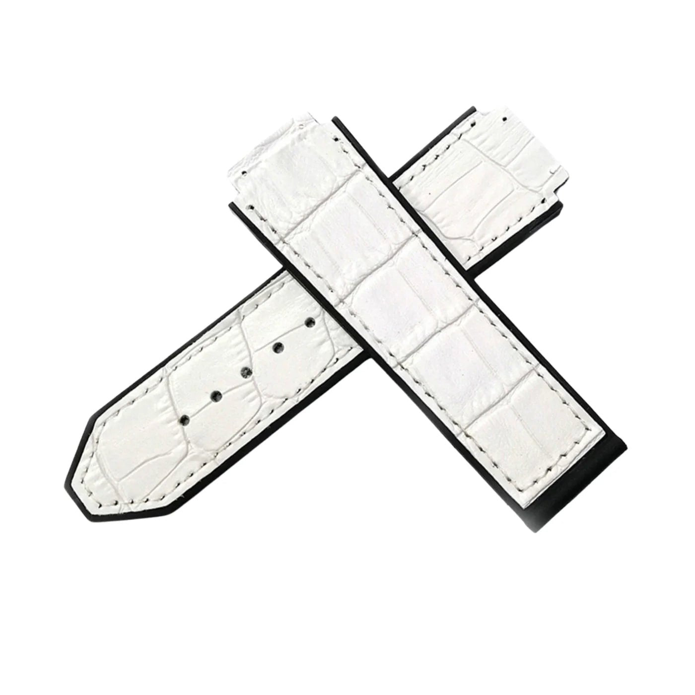 Leder Armband - Für Hublot Big Bang 44mm - Weiss - Helvetus DE