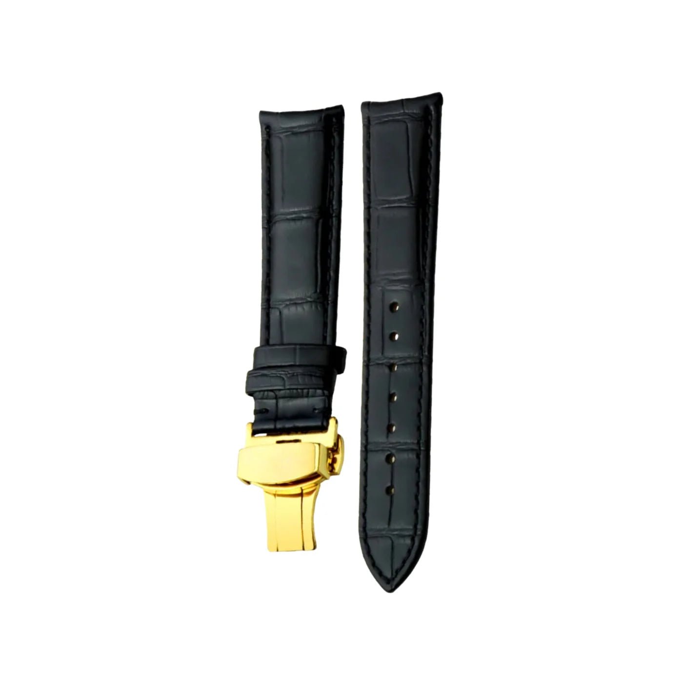 Lederarmband – für Vacheron Constantin Patrimony & Traditionnelle und andere Modelle – Schwarz - Helvetus DE
