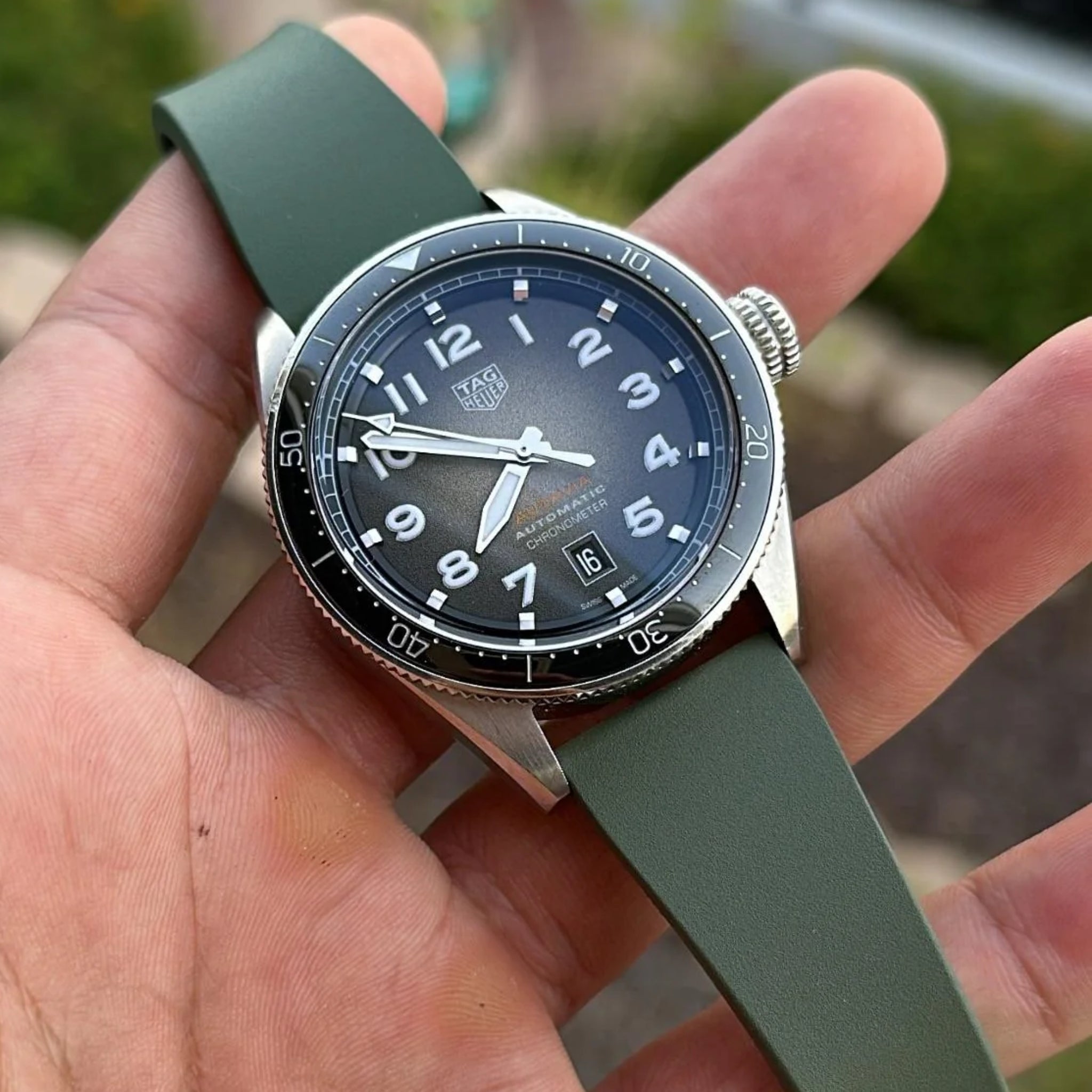 CTS Armband – Grün – FKM - Kautschuk - Helvetus DE