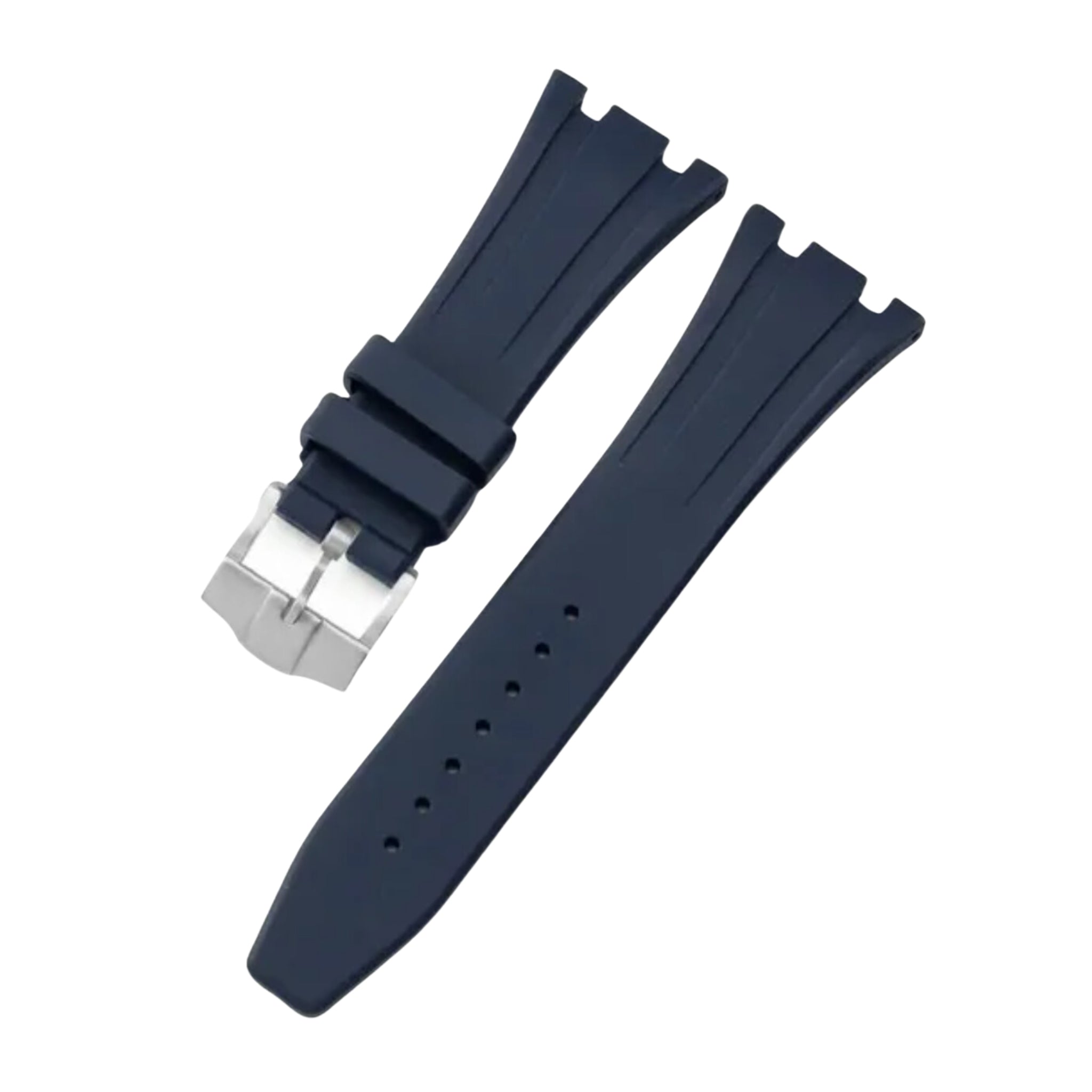 Kautschuk Armband - fur alle AP Royal Oak 41mm - Dunkel Blau - Helvetus DE