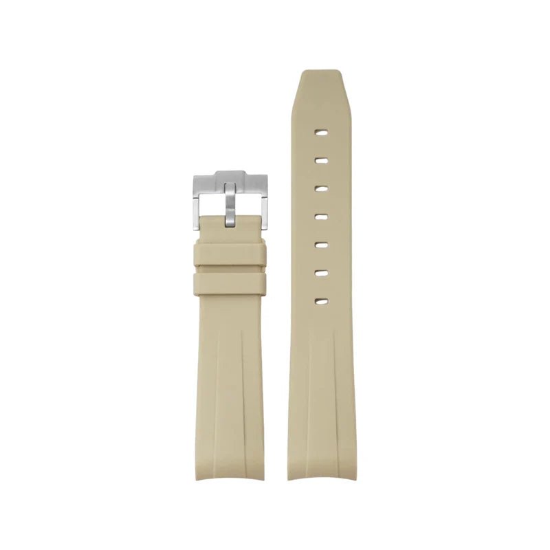 Kautschukarmband für Hamilton Khaki Field - Beige - Helvetus DE