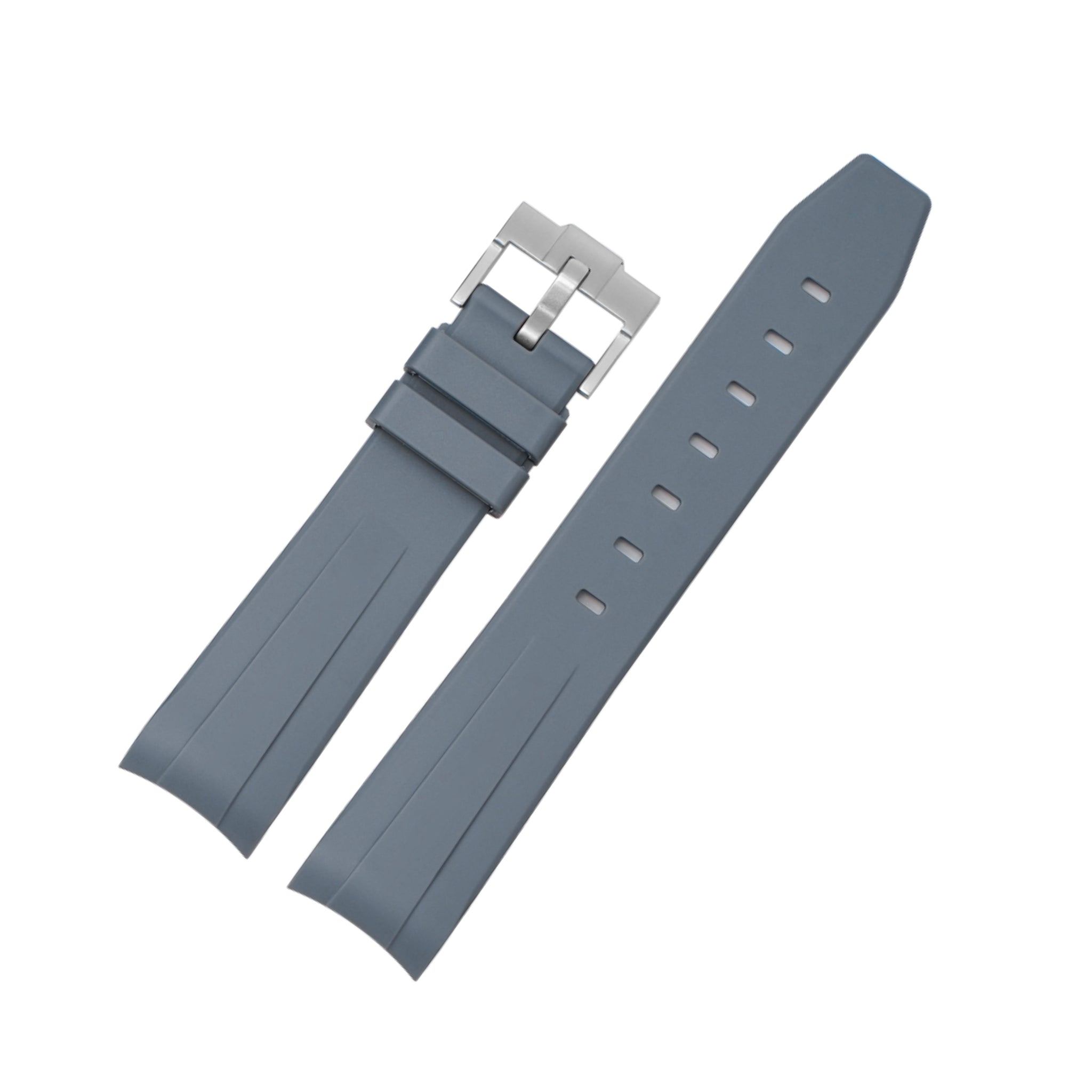 Kautschukarmband – Für Omega Seamaster 300 – Grau - Helvetus DE