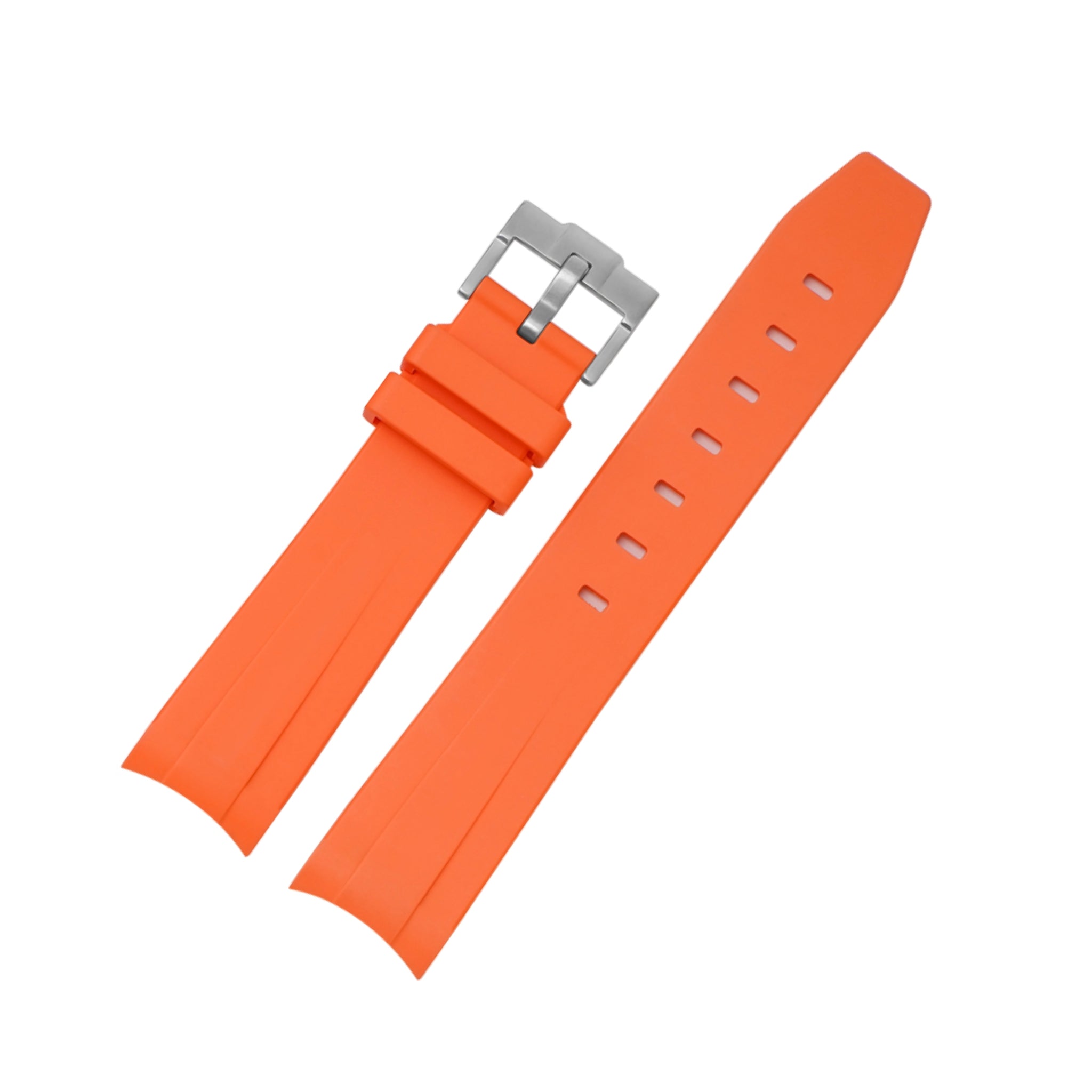 Kautschukarmband – Für Omega Seamaster 300 – Orange - Helvetus DE