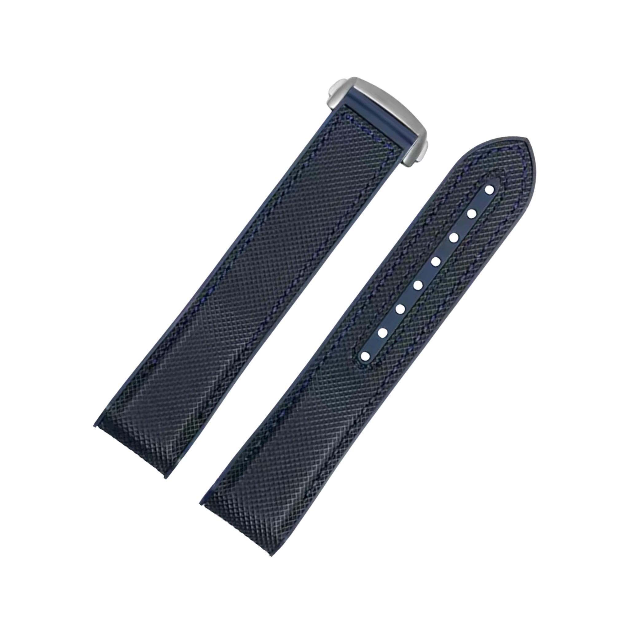 Kautschukarmband – Für Omega Seamaster Planet Ocean – Navy Blau - Helvetus DE