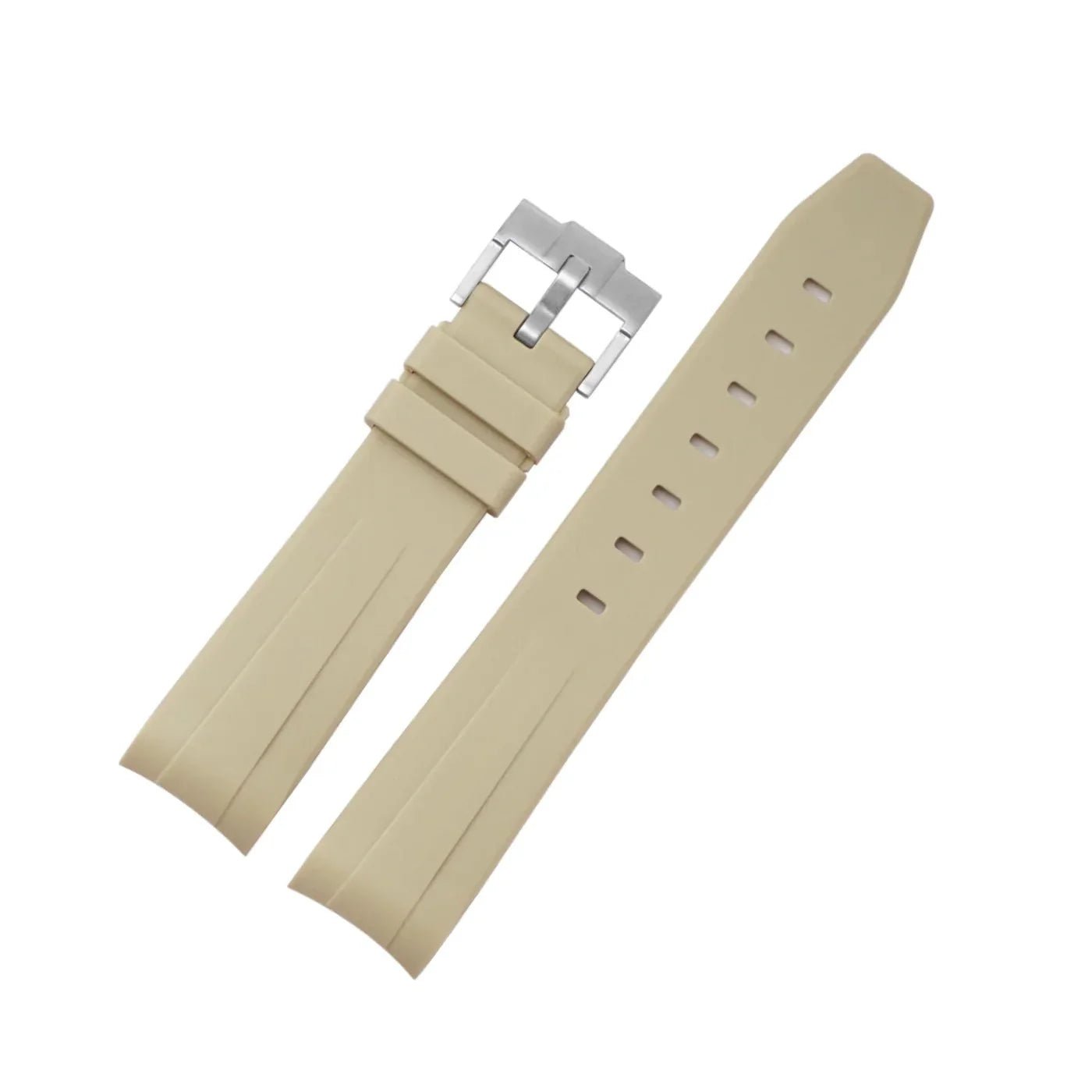 Kautschukarmband für Rolex Sea - Dweller – Beige - Helvetus DE
