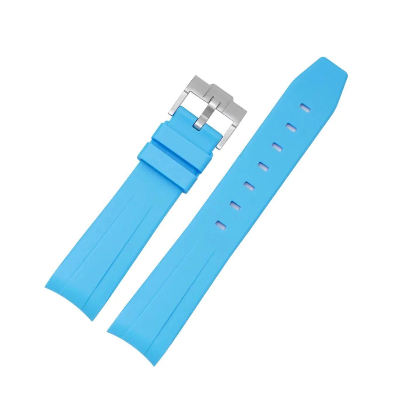 Kautschukarmband – für Rolex Submariner – Hell Blau - Helvetus DE