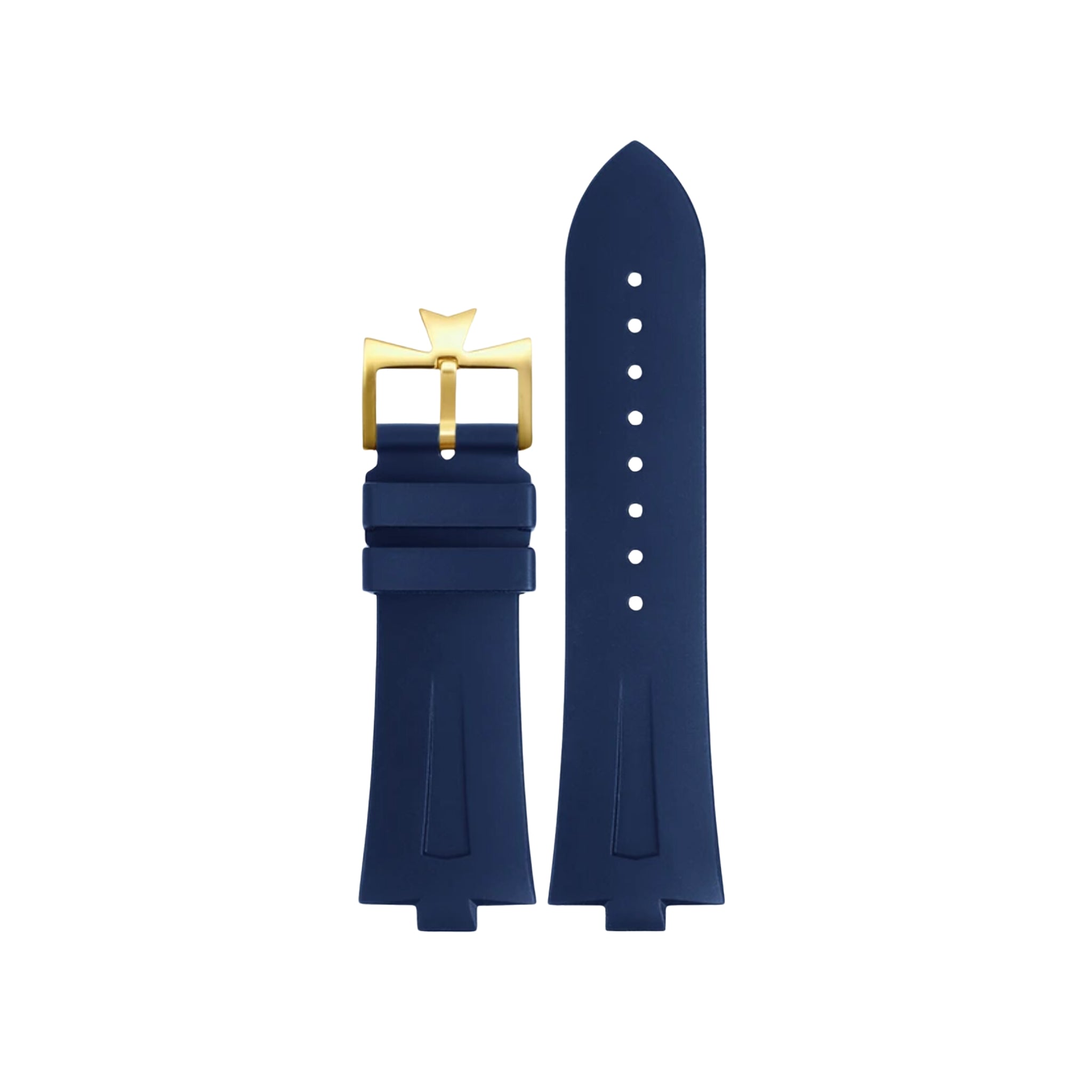 Kautschukarmband – für Vacheron Constantin Overseas 25mm – Blau - Helvetus DE