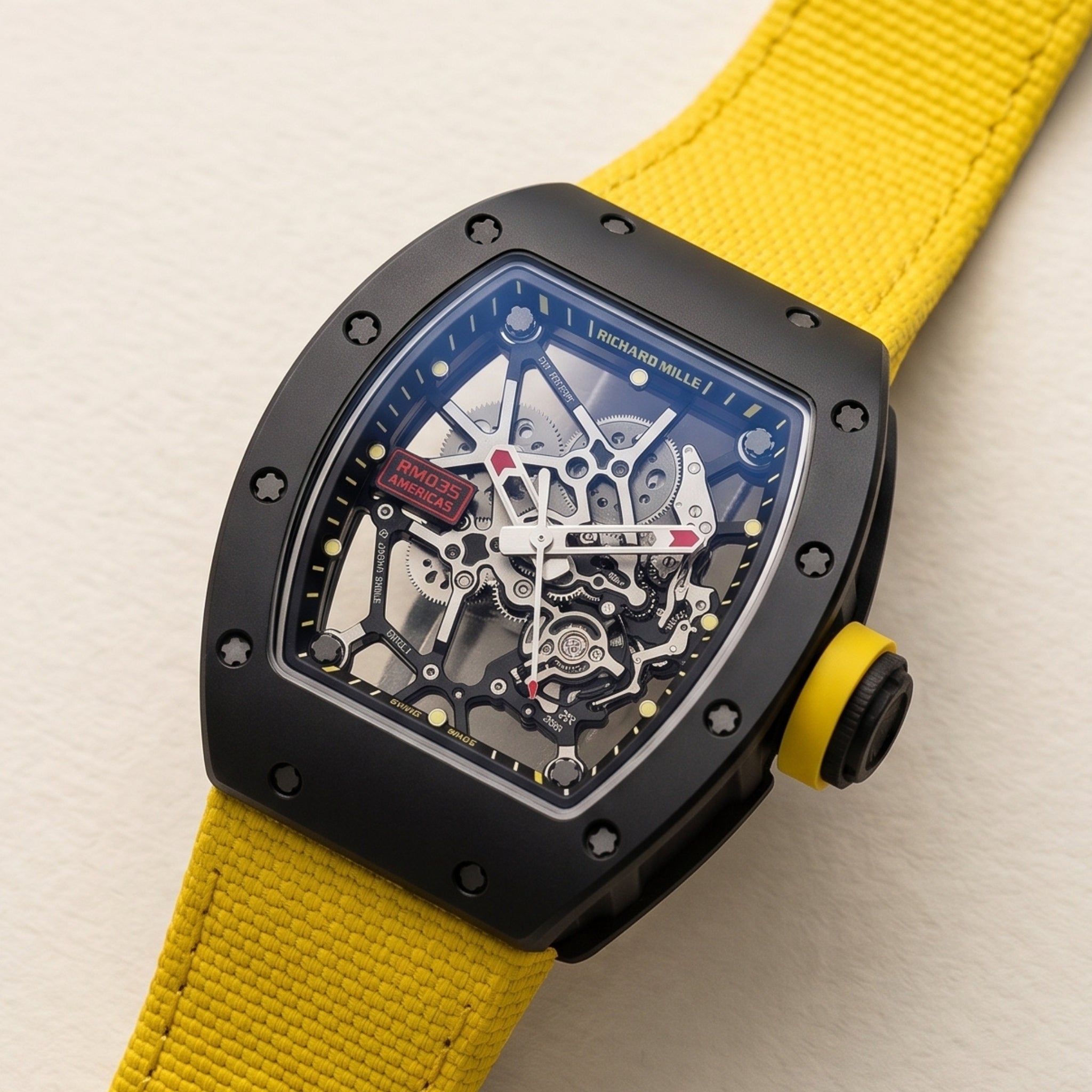 Nylonarmband – Für Richard Mille – Gelb - Helvetus